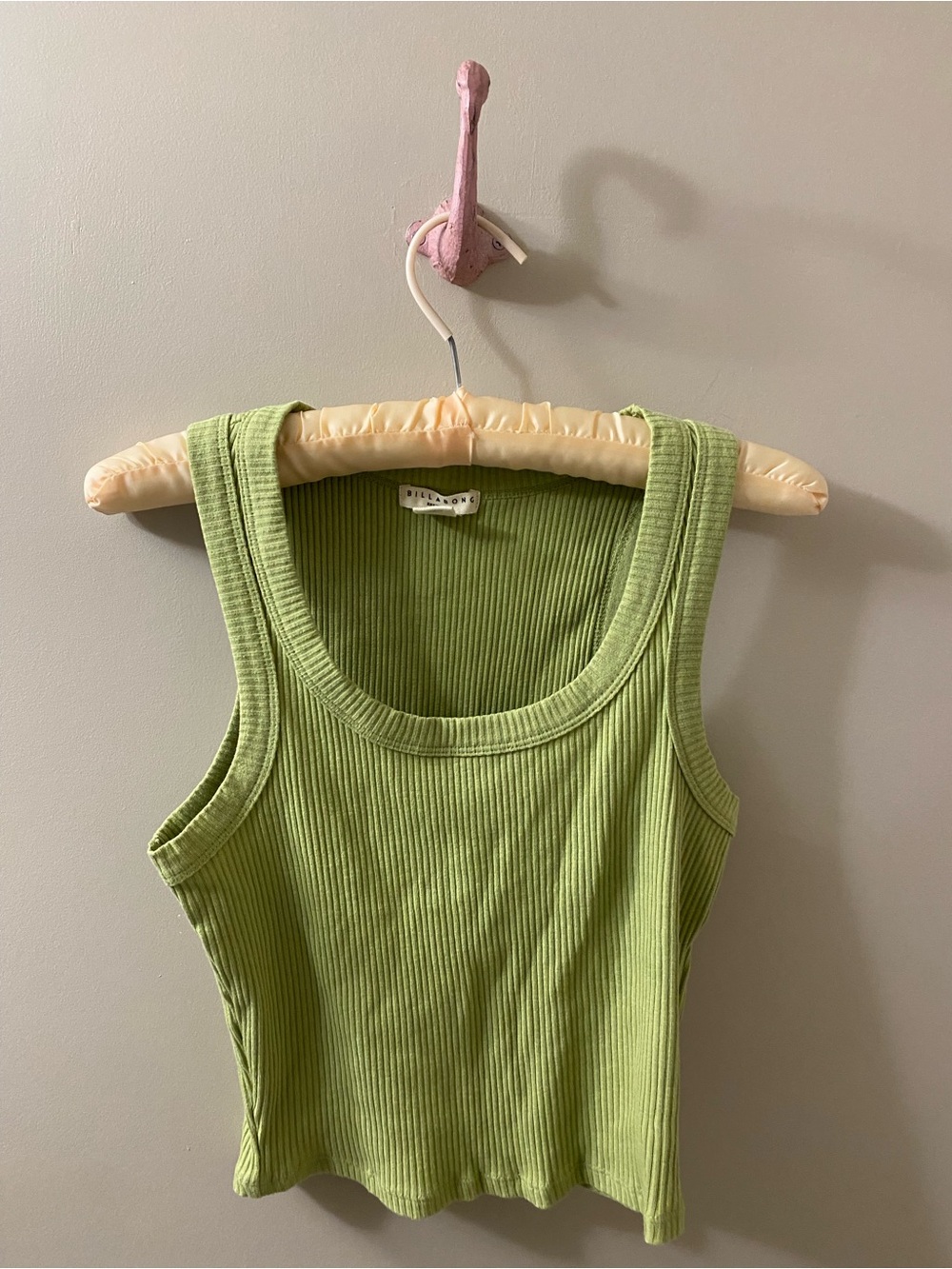 Billabong Ribbed Tank Top Avacado Green